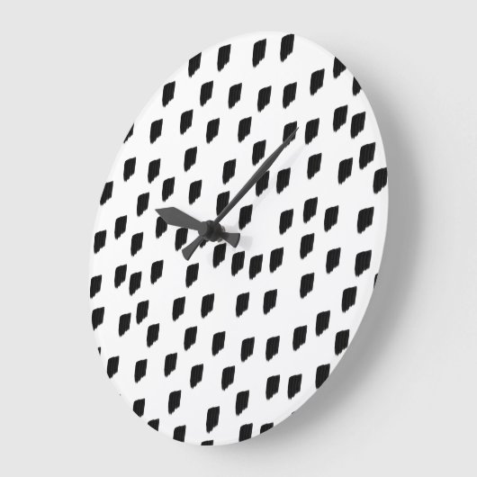 Borstel met zwarte en witte Waterverf  Grote Klok (Hoek)