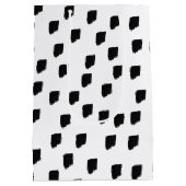 Borstel met zwarte en witte Waterverf Medium Cadeauzakje (Achterkant)