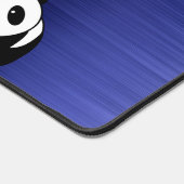 Borstel Metallic Blauw met Panda Bureaumat (Hoek)