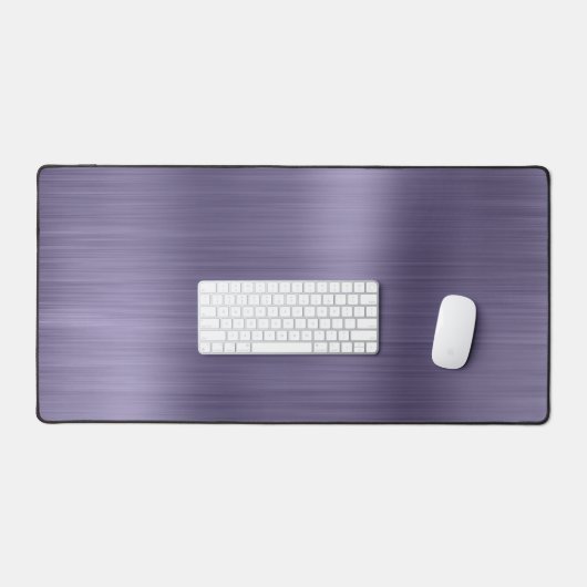 Borstel Metallic Paarse Bureaumat (Keyboard & Muis)