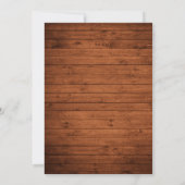 Borstel Script Happy Thanksgiving Wood 3 foto's Feestdagenkaart (Achterkant)