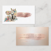 Borstel Stroke Pastry Floral Mixer Visitekaartje (Voorkant / Achterkant)