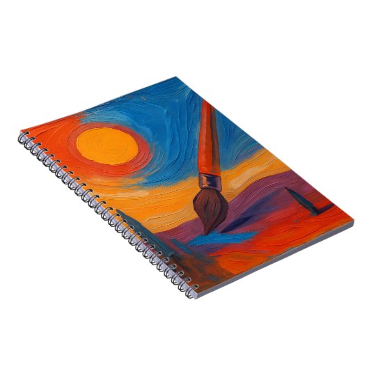 Borstel van dromen notitieboek (Rechterzijde)