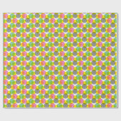 Borstel Zigzags: Hand getrokken patroon Cadeaupapier (Vlak)