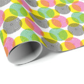Borstel Zigzags: Hand getrokken patroon Cadeaupapier (Rol Hoek)