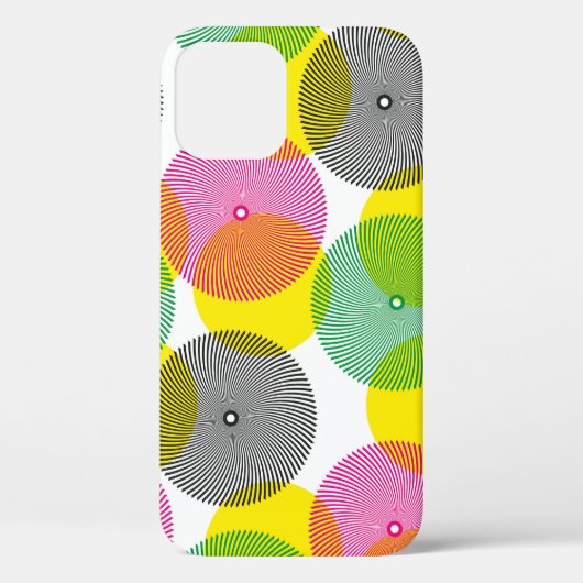Borstel Zigzags: Hand getrokken patroon Case-Mate iPhone Case (Achterkant)
