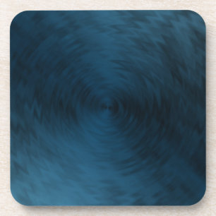 Borstelbaar metaal blauw staal Abstract Bier Onderzetter