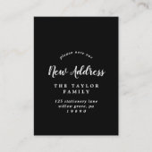 Borstelbare wijziging van de Kaart Adres invoegen Visitekaartje (Voorkant)