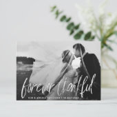 borstelbruin en bruinbruinbruin bedankkaart (Staand voorkant)