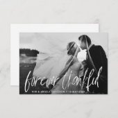 borstelbruin en bruinbruinbruin bedankkaart (Voorkant / Achterkant)