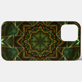Borstelbruinblauw kaleidoscoop Case-Mate iPhone case