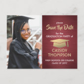 Borstelde Bourgondische Afstuderen Foto Bewaar de  Briefkaart (Voorkant)