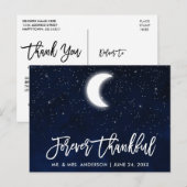 Borstelfont Hemels Huwelijk Altijd Dankbaar Briefkaart (Voorkant / Achterkant)