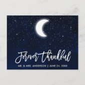 Borstelfontein Hemelse Bruiloft Eindeloos Dankbaar Briefkaart (Voorkant)