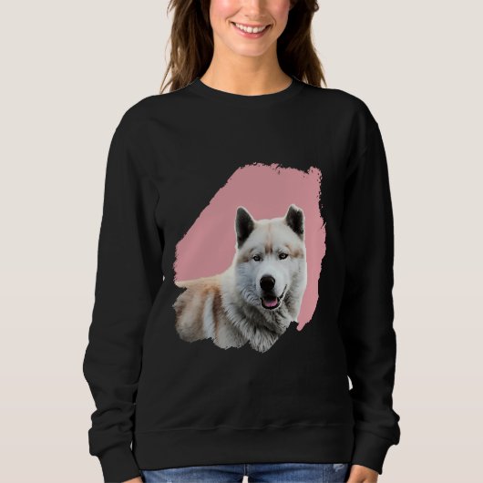 Borstelhond Husky Trui (Voorkant)