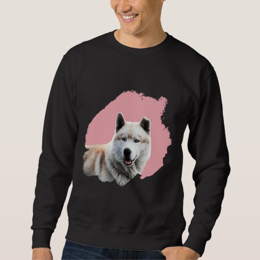 Borstelhond Husky Trui (Voorkant)