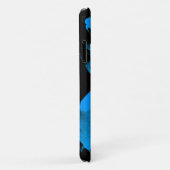 Borstelige Black & Blue iPhone 11 Hoesje | Aanpasb (Achterkant/rechts)