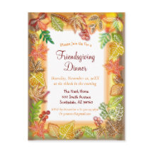 Borstelkunst van herfstloof voor Thanksgiving