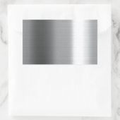 borsteloos rechthoekige sticker (Tas)