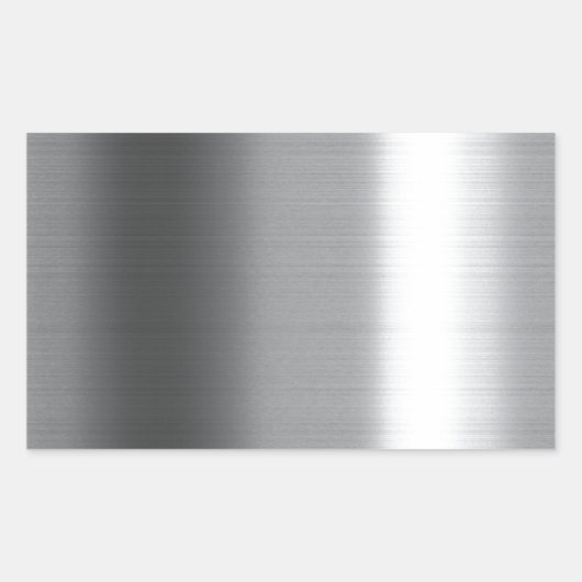 borsteloos rechthoekige sticker (Voorkant)