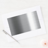 borsteloos rechthoekige sticker (Envelop)