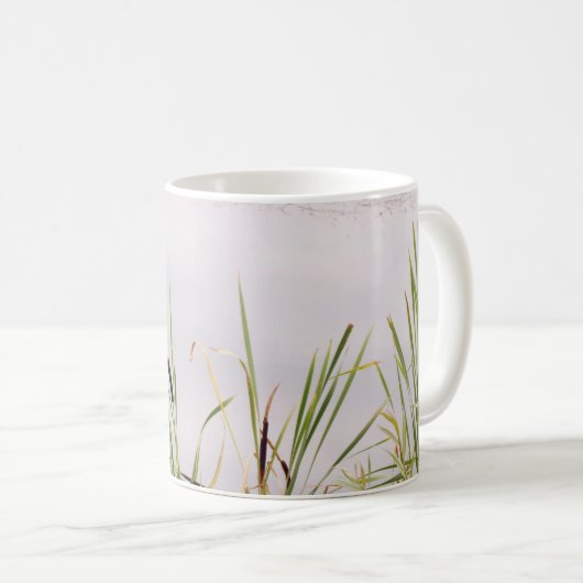 borstels met water koffiemok (Voorkant rechts)