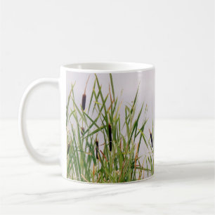 borstels met water koffiemok