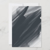 Borstels met zwarte en grijze waterverf kaart (Achterkant)