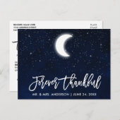 Borstelschrift Hemelse Trouw Eeuwig Dankbaar Briefkaart (Voorkant / Achterkant)