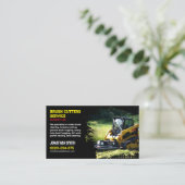 Borstelsnijders, struik het hangen, land het ontru visitekaartje (Staand voorkant)