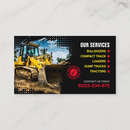 Borstelsnijders, struik het hangen, land het ontru visitekaartje (Achterkant)