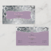 borstelstalen barokdemper visitekaartje (Voorkant / Achterkant)