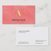 Borsteltextuur (guave) visitekaartje (Voorkant / Achterkant)