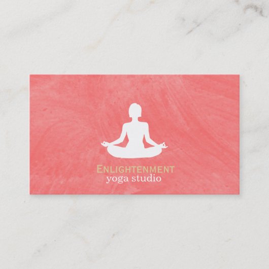 Borsteltextuur (guave) visitekaartje (Voorkant)