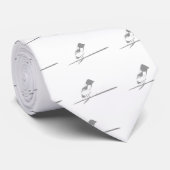 borstelvogel stropdas (Opgerold)