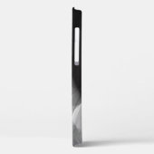 Borstelzwart en wit Abstracte achtergrond Case-Mate iPhone Case (Achterkant / Links)