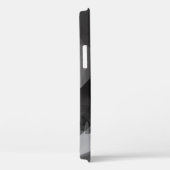 Borstelzwart en wit Abstracte achtergrond Case-Mate iPhone Case (Achterkant / Rechts)