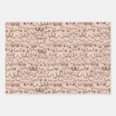 borsten die papierbladen inpakken inpakpapier vel (Voorkant 2)