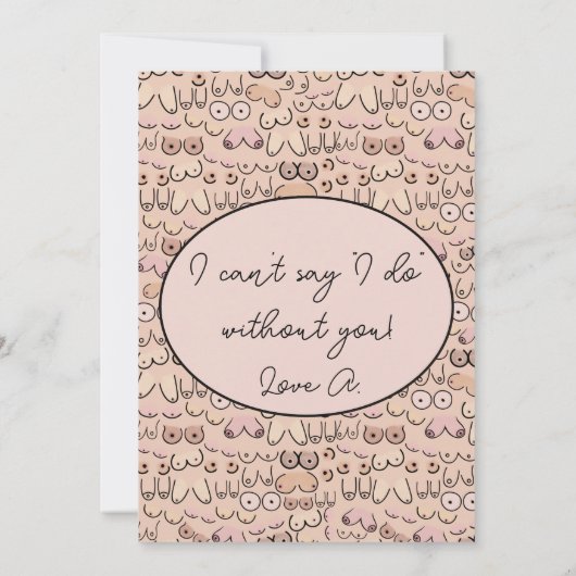 borsten kaart (Achterkant)