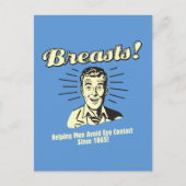 Borsten: oogcontact vermijden briefkaart (Voorkant)