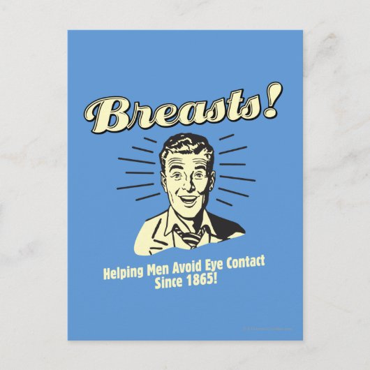 Borsten: oogcontact vermijden briefkaart (Voorkant)