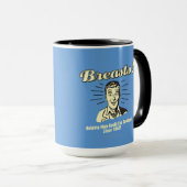 Borsten: oogcontact vermijden mok (Voorkant rechts)