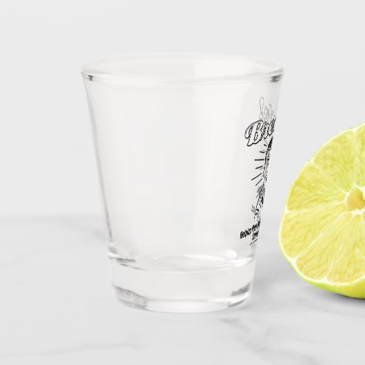 Borsten: oogcontact vermijden shot glas (Links)