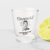 Borsten: oogcontact vermijden shot glas (Voorkant)