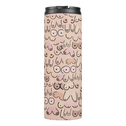 borsten thermosbeker (Achterkant)