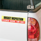 BORSTINSPECTIE BUMPERSTICKER (Op Truck)