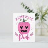 Borstkanker 2025–Inspiratie Roze Lint Bewustzijn Briefkaart (Staand voorkant)