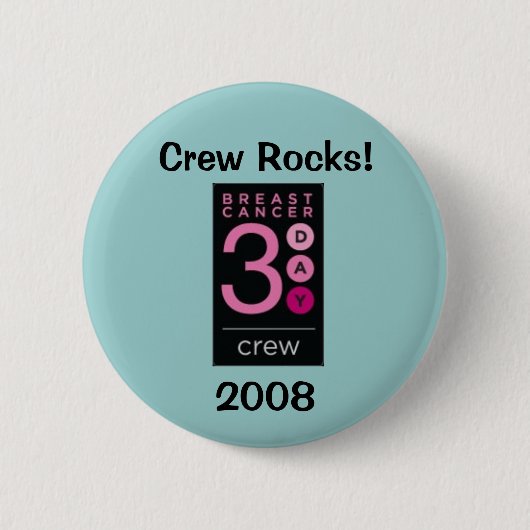 Borstkanker 3-dagen 2008 Bemanner Ronde Button 5,7 Cm (Voorkant)