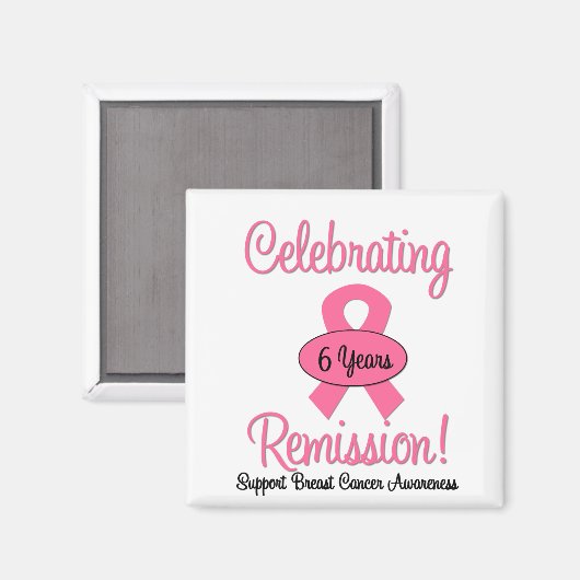 Borstkanker 6 jaar remissie magneet (Voorkant / Achterkant)