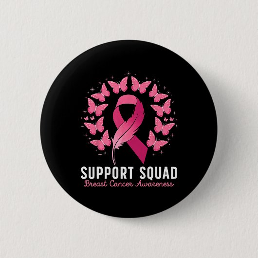 Borstkanker Aankomst ondersteuningsplein borstkank Ronde Button 5,7 Cm (Voorkant)